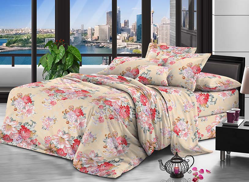 100% Polyester microfiber fabric 65gsm 235cm Pigment Printing