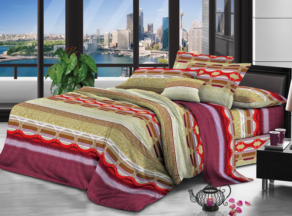 100% Polyester peach microfiber fabric 65 gsm 220 cm Pigment Printing for bedding