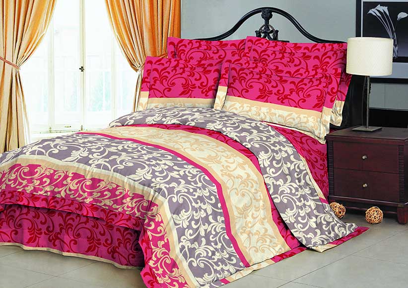 100% Polyester peach microfiber fabric 70 gsm 220 cm Pigment Printed for bedding