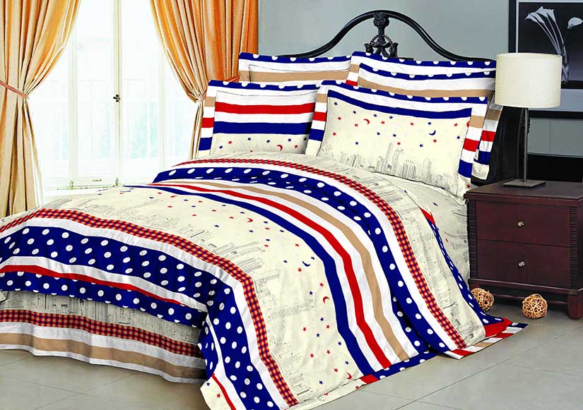 100% Polyester peach microfiber fabric 70 gsm 235cm Pigment Printing for bedding