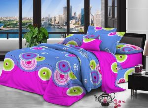 100% Polyester brushed microfiber fabric 100 gsm 240 cm Disperse Printed for bedding