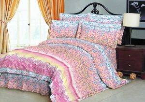 100% Polyester fabric 90gsm 230cm Pigment Printing for bedding