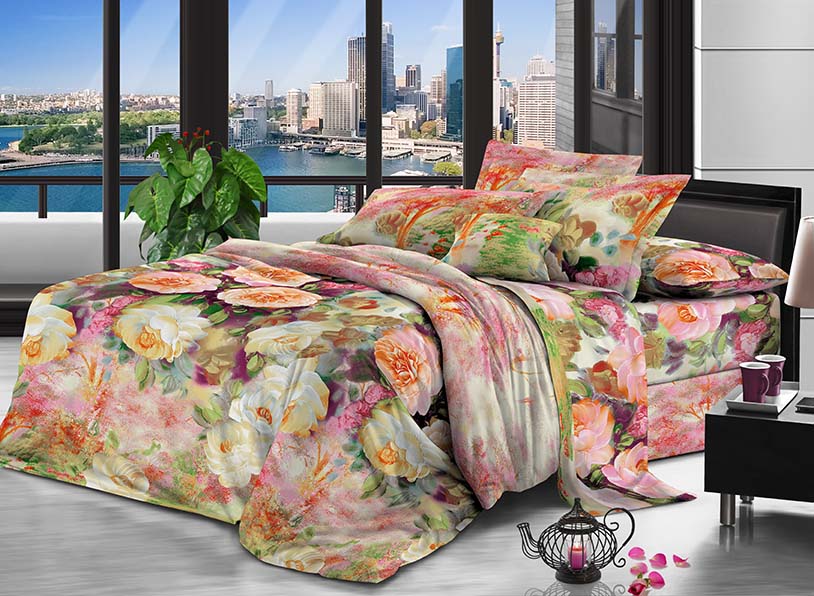 100% Polyester microfiber fabric 100gsm 240cm Disperse Printed